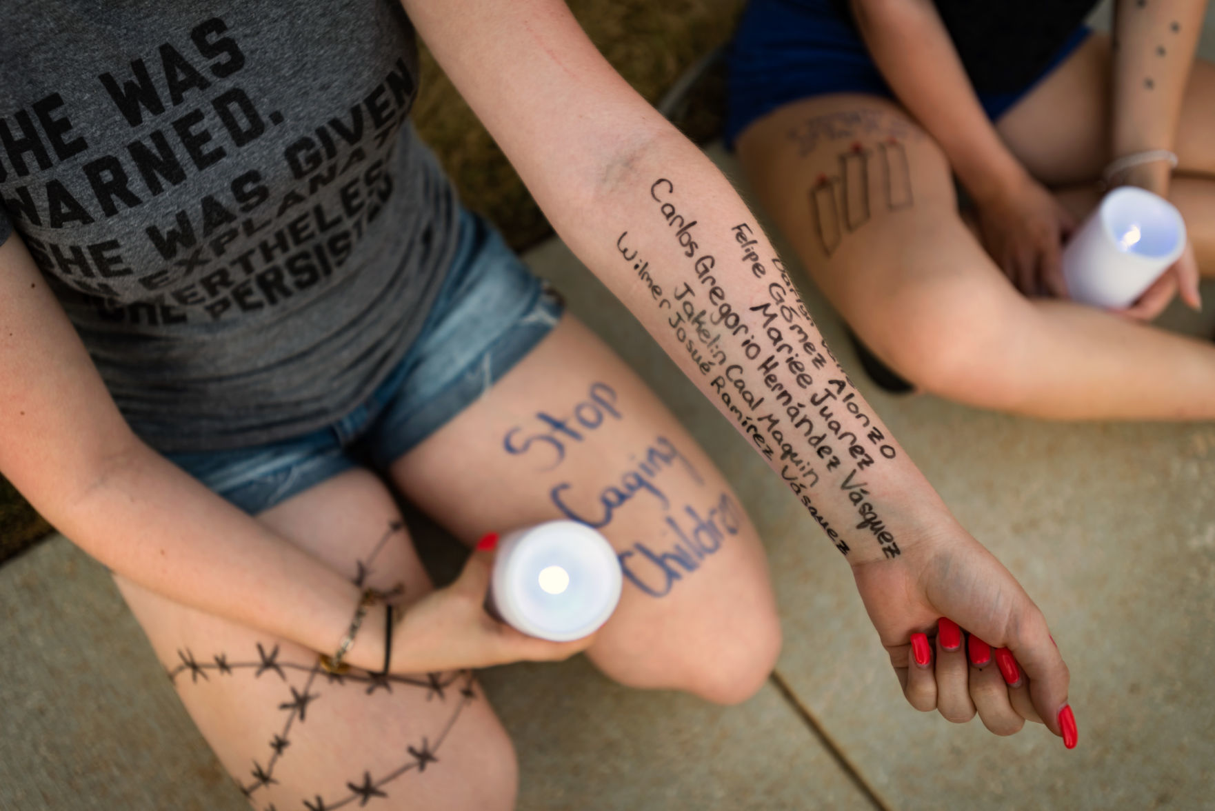 Winston-Salem's Lights for Liberty Vigil for Migrants